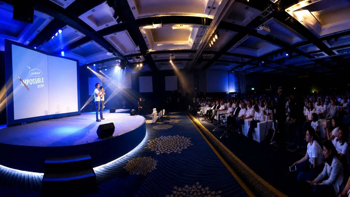 The New Impossible Story keynote stage